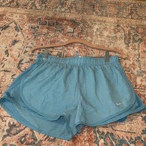 Nike Women's Athletic Shorts in Light Blue